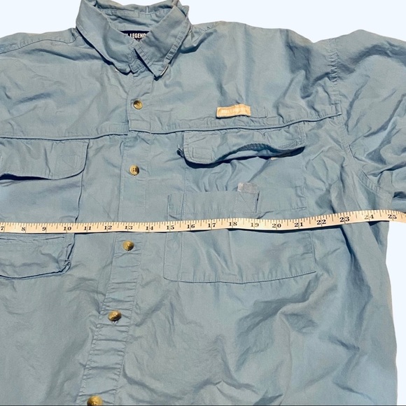 Reel Legends Light Blue Vented Fishing Shirt Men's XL - Picture 5 of 7